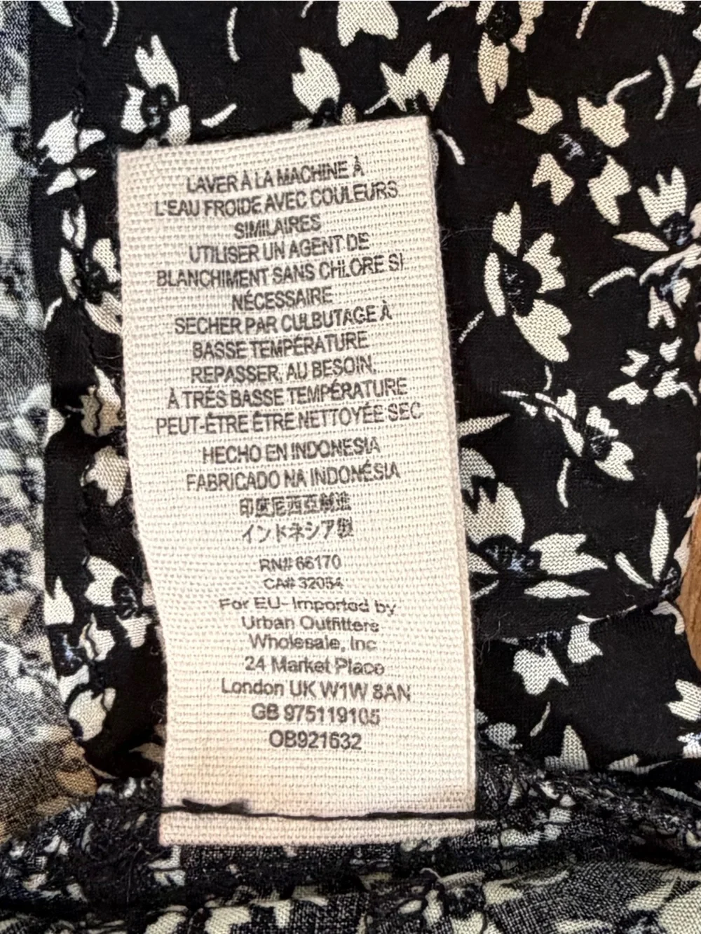 Free People Black and White One Fine Day Mini Dress Size s